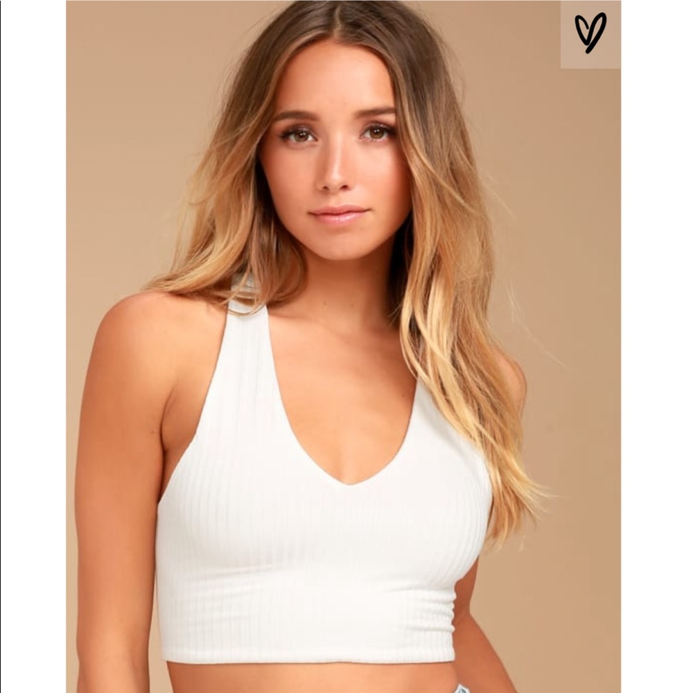 Lulus Party Vibes White Crop Top